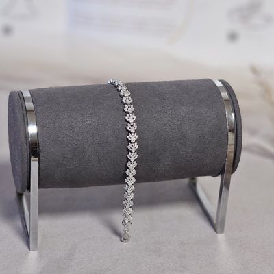 دستبند نقره جواهری 8