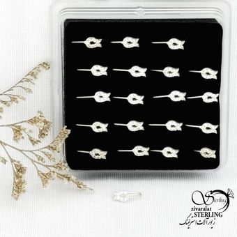 پیرسینگ بینی فیک با نقره ایتالیا کد 15034