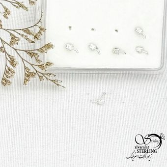 پیرسینگ بینی گیتار نقره ایتالیا کد 15038