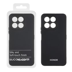 قاب نیو سیلیکون محافظ لنزدار RFF مدل Honor X6c - مشکی (پک دار)