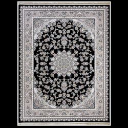 فرش نگین مشهد 1500شانه تراکم 4500 کد 1508 رنگ سورمه ای ارسال رایگان درب منزل + تضمین اصالت