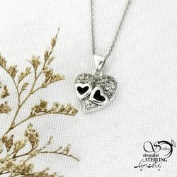 گردنبند نقره قلب ساخت ایتالیا کد 15097