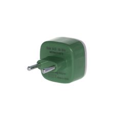 تبدیل برق 3 به 2 مدل M-03 - سبز تیره - MMS - (RGB)