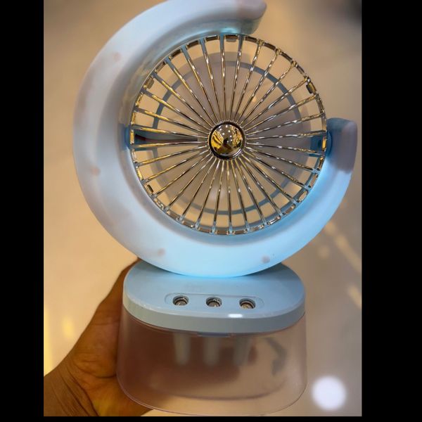 ❇️🌬️🧊 پنکه مه پاش رومیزی (Frost Mist Fan) |  ☀️