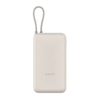 پاوربانک ( فست شارژ) Xiaomi 33W 20000mAh مدل PB2030MI - کرم - اصلی (گارانتی 18 ماهه شرکتی)