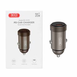 شارژر فندکی فست و PD تک پورت XO مدل CC70 30W - قهوه ای تیره