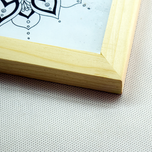 قاب عکس چوبی دو سانتی سایز 15×15 سانتی متر