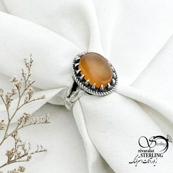 انگشتر نقره عقیق یمن رکاب صفوی کد 15210