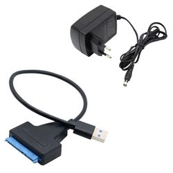 مبدل SATA به USB3.0 مدل GN-1 بهمراه آداپتور برای هارد 3.5 و 2.5 اینچ
