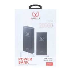 پاور بانک فست شارژ یوشیتا YP-001 PD 30W ظرفیت 20000 میلی آمپر ساعت