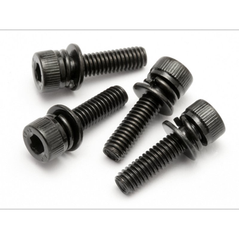 #15479 - CAP HEAD SCREW M4x15mm with WASHER (4pcs)
