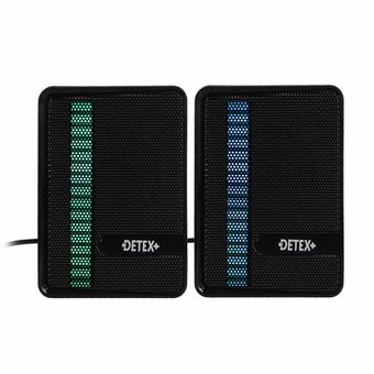 اسپیکر دوتکه رومیزی +DETEX مدل DS915 - مشکی