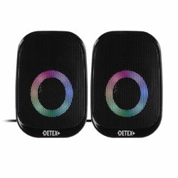 اسپیکر دوتکه رومیزی +DETEX مدل DS916 - مشکی