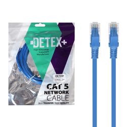 کابل شبکه 2 متری DETEX+ Cat5