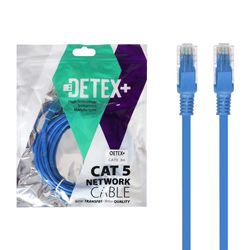 کابل شبکه 3 متری DETEX+ Cat5