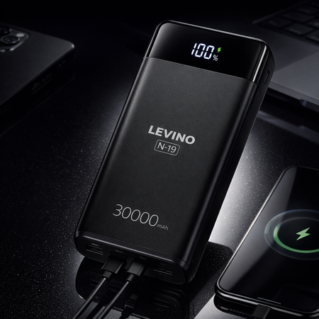 پاوربانک 30 هزار ارجینال LEVINO مدل N-19 :sparkle: