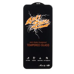 محافظ صفحه نمایش شیشه ای Full Cover Anti Static ALFA مدل Apple iPhone 11 Pro / iPhone XS / iPhone X