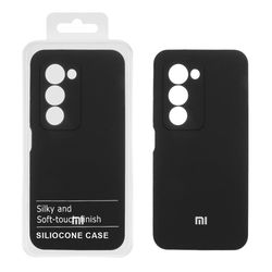 قاب سیلیکونی پاک کنی اورجینال درجه یک Xiaomi Redmi 15 4G - مشکی (پک دار)