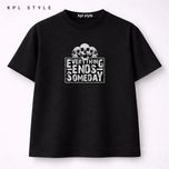 تیشرت باکسی با طرح هالووین 100٪ پنبه | فیت آزاد | کد 1470