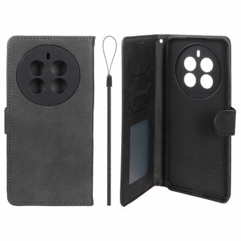 کیف موبایل مگنتی درجه یک داخل خز MNC Plus مدل Realme 12 Pro / Realme 12 Pro Plus - مشکی