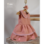 پیراهن دخترانه مِمُل رنگ صورتی