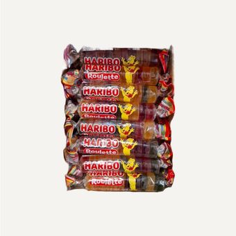 پاستیل رولی میوه‌ای 24 عددی هاریبو  HARIBO Roulette