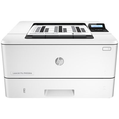 پرینتر لیزری اچ‌ پی مدل LaserJet Pro M402dne ریفر (Refurbished) – چاپ دورو، اتصال شبکه