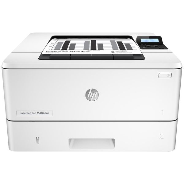 پرینتر لیزری اچ‌ پی مدل LaserJet Pro M402dne ریفر (Refurbished) – چاپ دورو، اتصال شبکه