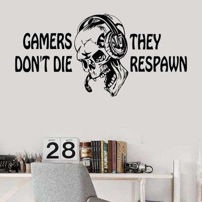 استیکر وی وین آرت طرح Gamers Respwan کد S25