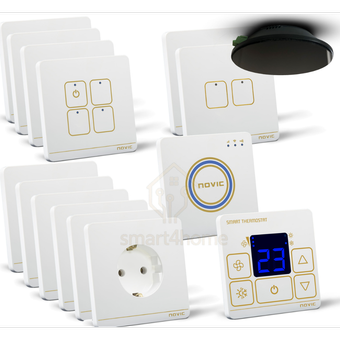 پک خانه هوشمند نقره ای با 15 قطعه