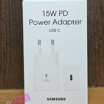 سری شارژر فست 15 وات سامسونگ سفید PD