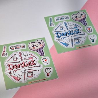 استیکر دندان‌پزشکی
