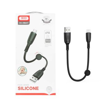 کابل شارژ فست پاوربانک XO اندروید مدل XO-NB247 - مشکی