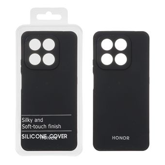 قاب نیو سیلیکون محافظ لنزدار RFF مدل Honor X7d - مشکی (پک دار)