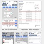 ضخامت سنج رنگ خودرو مدل  gc8102 4th همراه کاور (گارد) ژله ای