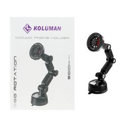 هولدر گوشی موبایل وکیومی Koluman مدل K-HD103 - خاکستری
