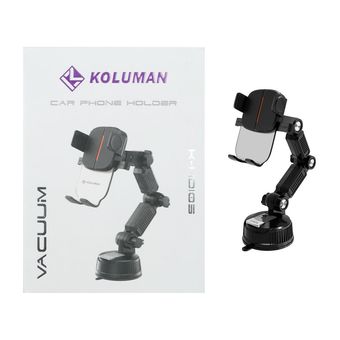 هولدر گوشی موبایل وکیومی Koluman مدل K-HD105 - خاکستری