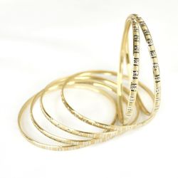 النگو مسی سه خطی طرح طلا کد161