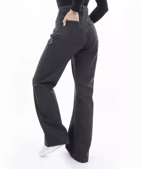 شلوار جین بگ برش دار زنانه ریس کد Rees1190029