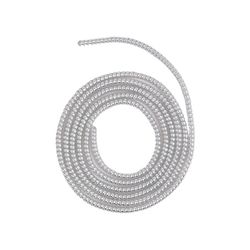 محافظ کابل شارژ 2 متری مرواریدی نقره ای