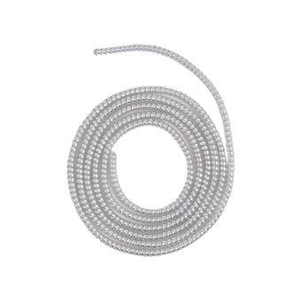 محافظ کابل شارژ 2 متری مرواریدی نقره ای