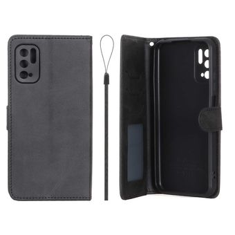 کیف موبایل مگنتی درجه یک داخل خز MNC Plus مدل Xiaomi Poco M3 Pro / Redmi Note 10 5G / Redmi Note 11 SE - مشکی