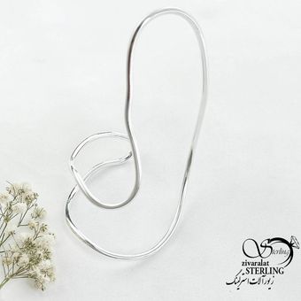 دستبند زنانه سفید طرح مدرن کد 16358