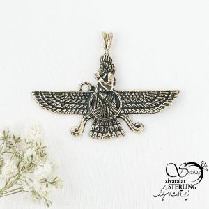 پلاک طلاروس فروهر دوطرفه کد 16379