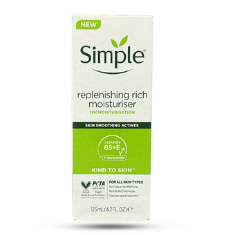 کرم آبرسان سیمپل  RICH SIMPLE مدل ریچ مناسب برای پوست خشک 125 میل اصل