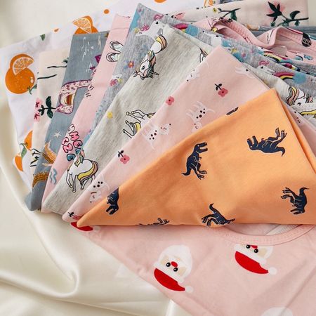 تاپ دخترانه برند H&M طرح‌های فانتزی (100٪ اورجینال) - سایز small