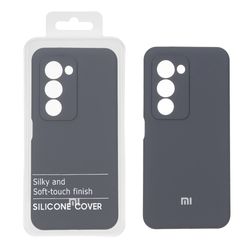 قاب سیلیکونی پاک کنی اورجینال درجه یک Xiaomi Redmi 15 4G - خاکستری (پک دار)