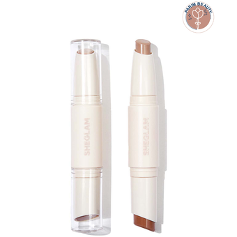 کانتور دوطرفه شیگلم(Mocha & Champagne)              SHEGLAM Color & Sculpt Stick - Mocha & Champagne
