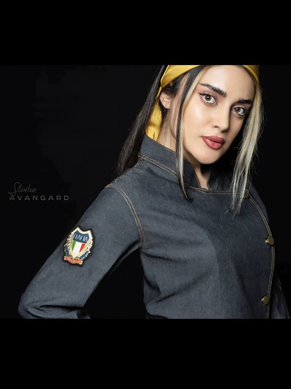 کت سرآشپز زنانه مدل ایتالیانو