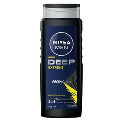 شامپو بدن Nivea نیوآ Deep extreme حجم 500 میلی لیتر
